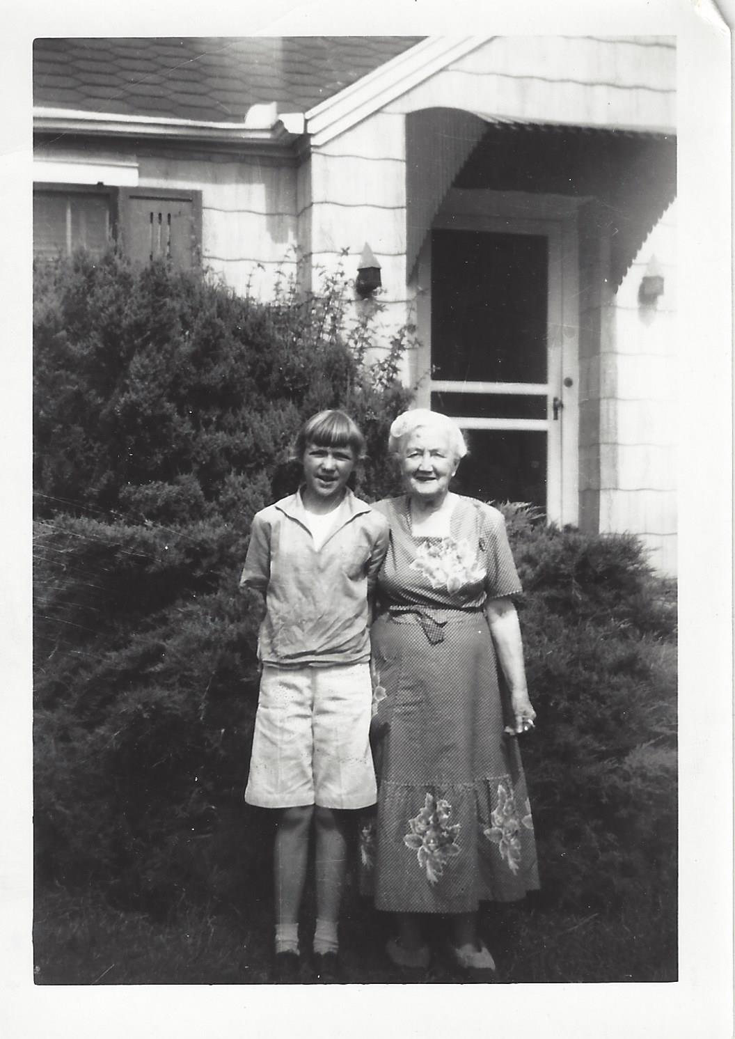Ann with grandmother