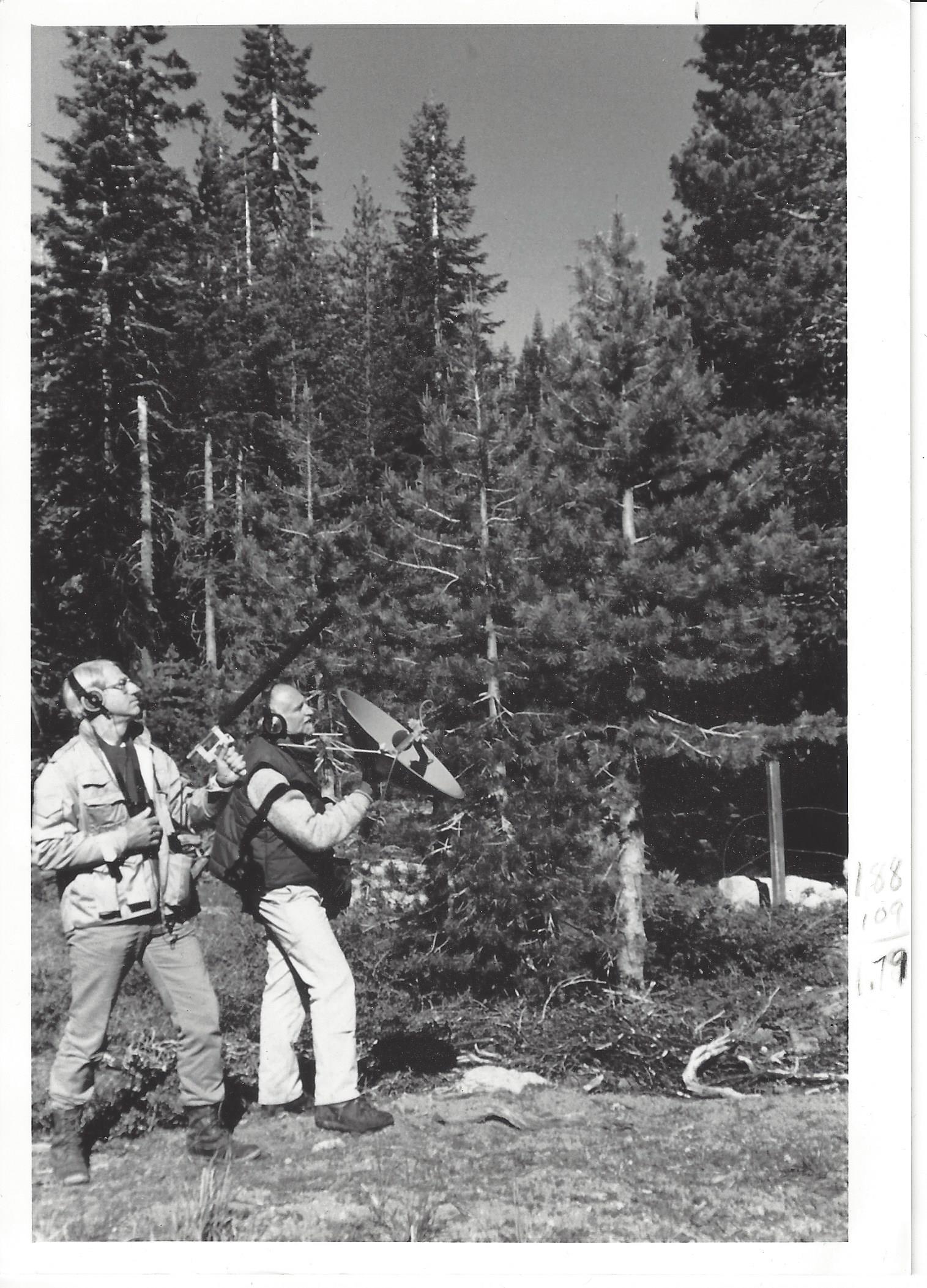 Bill Gabriel in the field