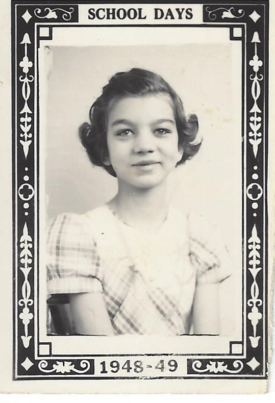 Carolyn school photo, 1948-49