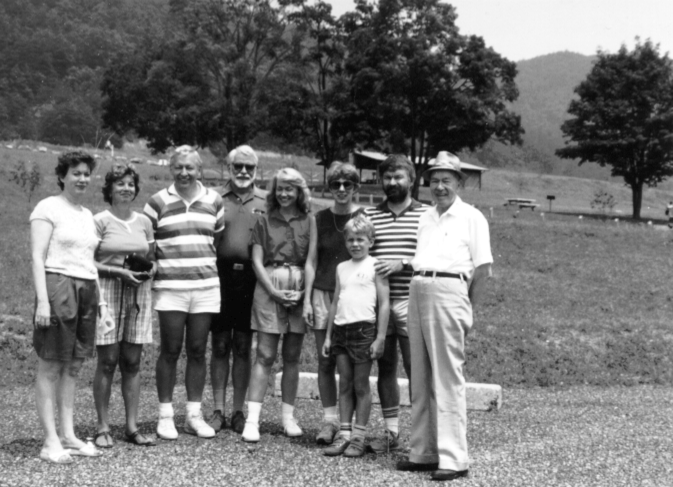 The family at the old home place on Back Creek
