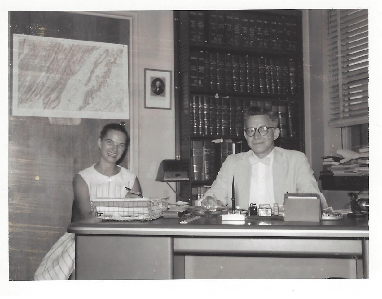 Julian at his desk