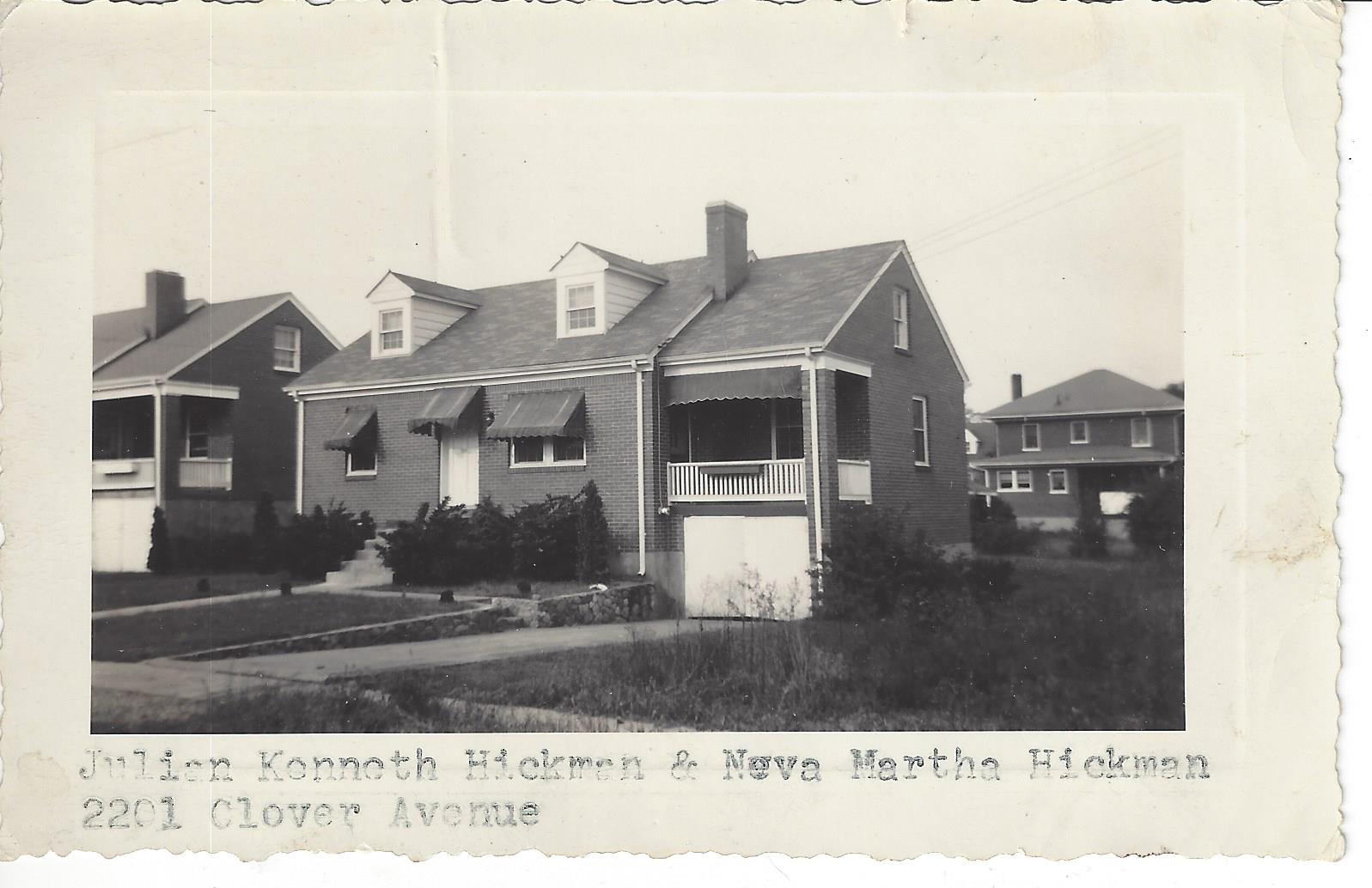 The Hickman home at 2201 Clover Avenue, Harrisonburg