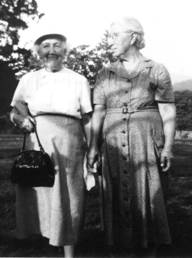 Ollie with Madonna, 1954