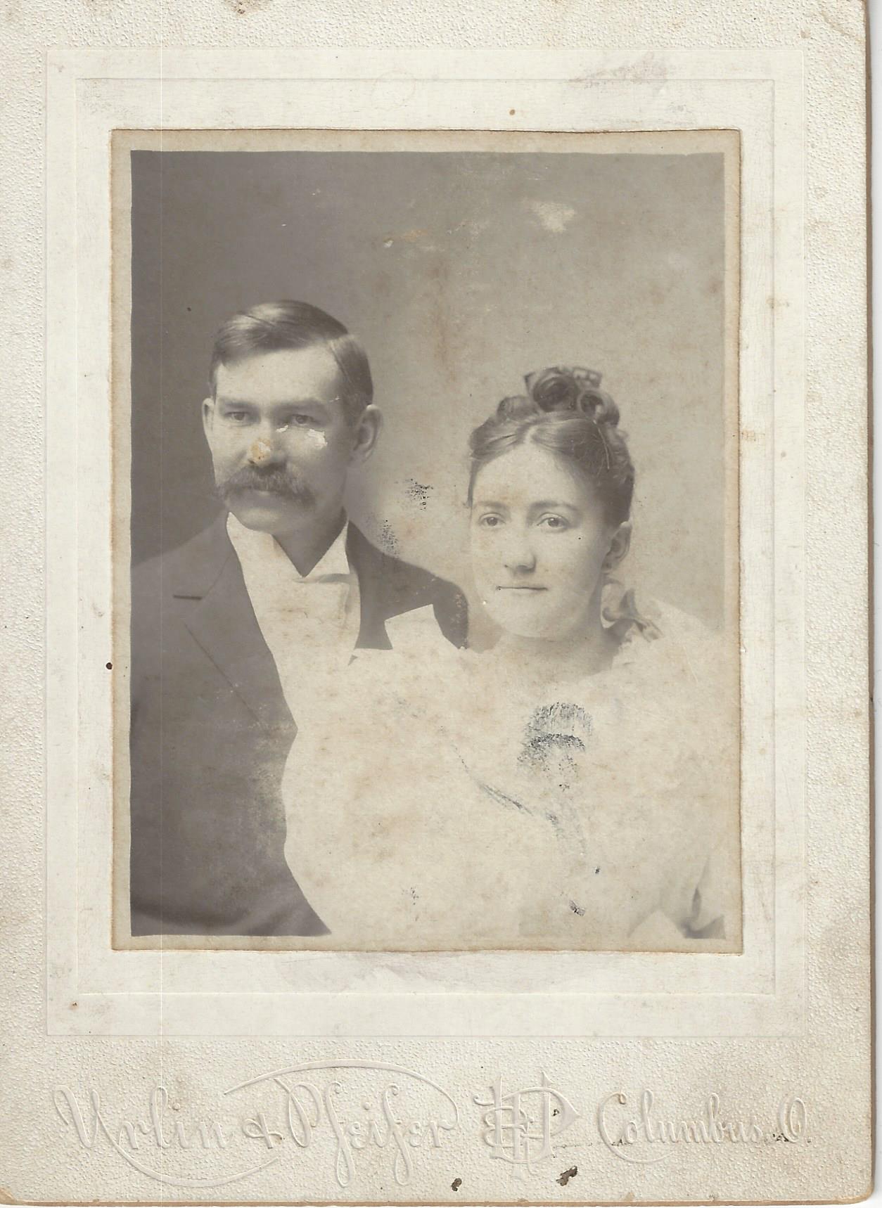 Peter and Ollie couple portrait, Columbus