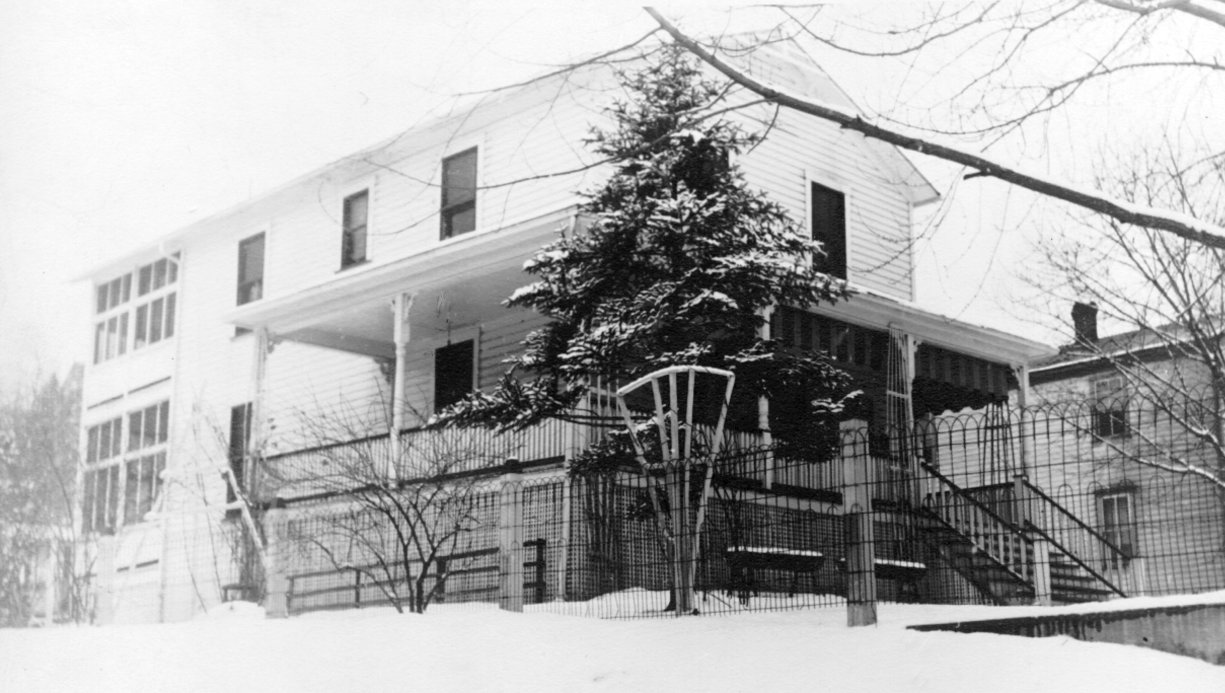Robert's house at Cass, WV in winter