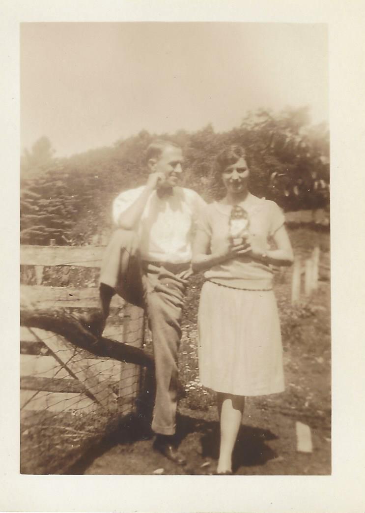 Doc and Virge as a young couple