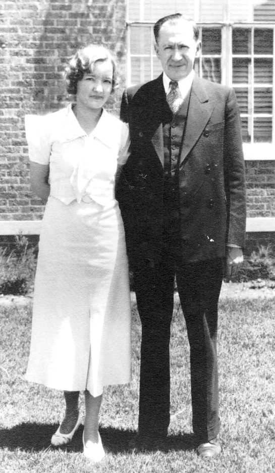 Roger and Nell in Clinton, Oklahoma